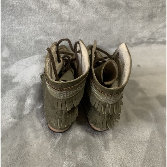 Freebird by Steven Tribe Boots Womens Size 6 Suede Embroidered Aztec Southwest - Picture 14 of 16